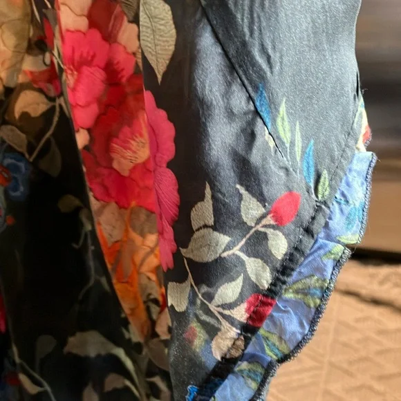 Johnny Was Floral Top with Pink and Yellow Accents - Picture 5 of 9